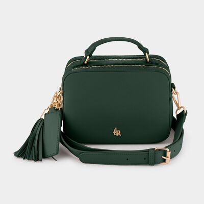 Smaragdgrüne Harrison-Tasche mit Henkel