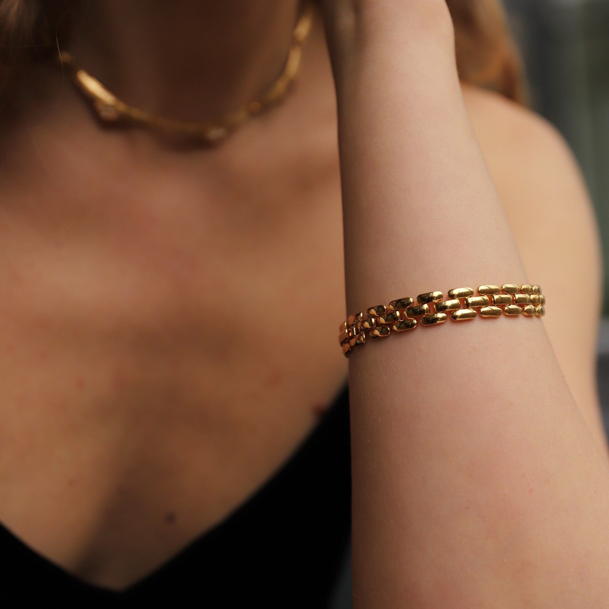 Pulsera lineal vintage