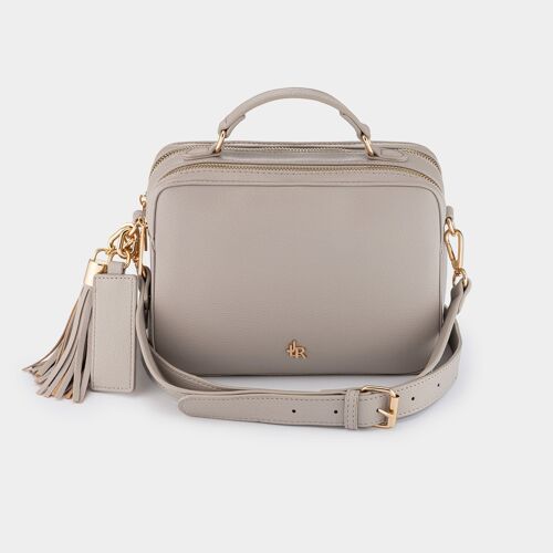 Taupe Tate Top Handle Bag