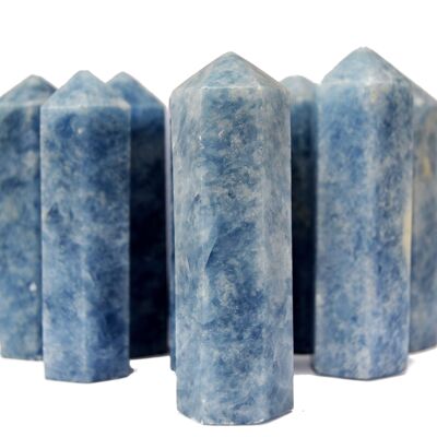 Obelisco di calcite blu (110 mm)