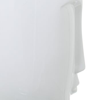 VASE VISAGE CÉRAMIQUE BLANC BRILLANT _°23X48CM ST61067 5