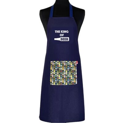 Apron, "The king of beer" navy