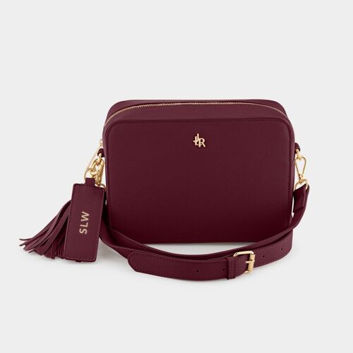 Burgundy Chelsea Midi Crossbody Bag