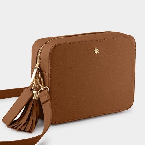 Tan Chelsea Maxi Crossbody Bag