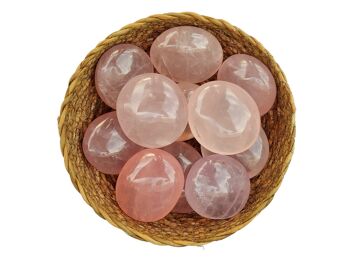 Pierre de palmier en quartz rose (40 mm - 70 mm) 3