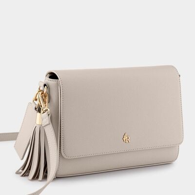 Taupe Brixton Maxi Crossbody Bag