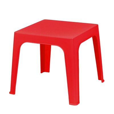 Viersitziger Julieta quadratischer Gartentisch aus Kunststoff für Kinder, 50 cm x 50 cm – von Resol