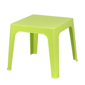 Table de jardin carrée en plastique pour enfants Julieta à quatre places 50 cm x 50 cm - Par Resol 7