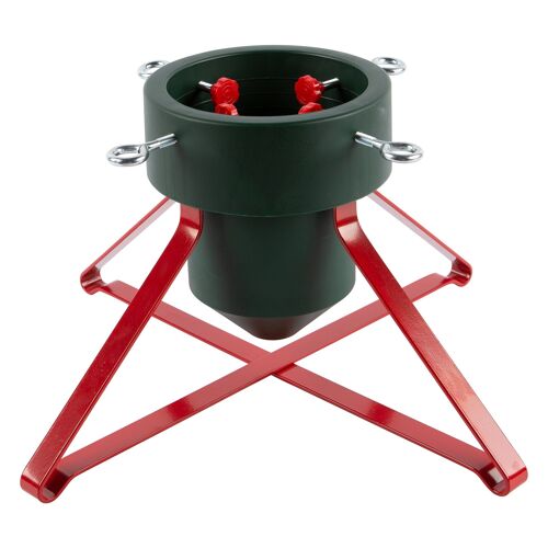 Green & Red Classic Christmas Tree Stand - By Harbour Housewares