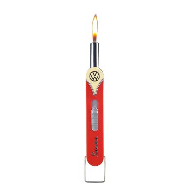 VW lights red metal candle
