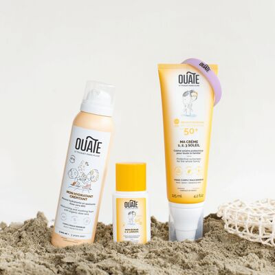 Sunny pack SPF50+ - Imprescindibles para los días de playa - A partir de 3 años - Natural y vegano