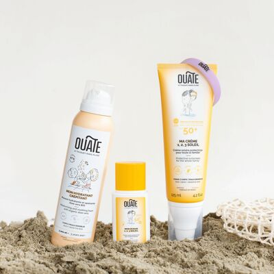 Sunny pack SPF50+ - Essentials for days at the beach - From 3 years old - Natural and vegan