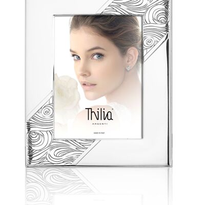 Cadre Photo 13x18 cm Argent Ligne "Lilii"