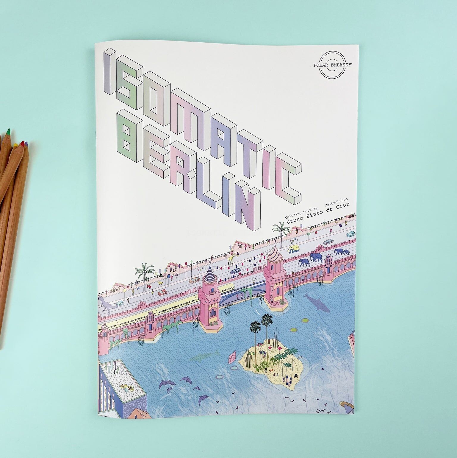 Berlin Coloring Book - Dinosaurs in Kreuzberg