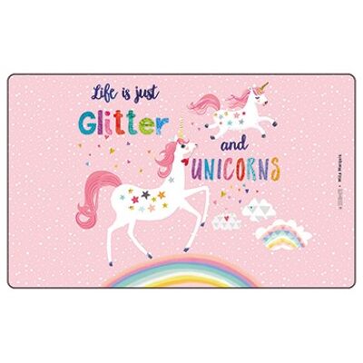 Tray Glitter & Unicorns
