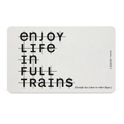 Tray Enjoy life in full trains