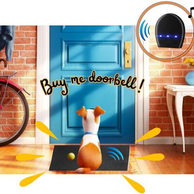 Pet doorbell mat