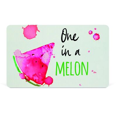 Tray One in a melon