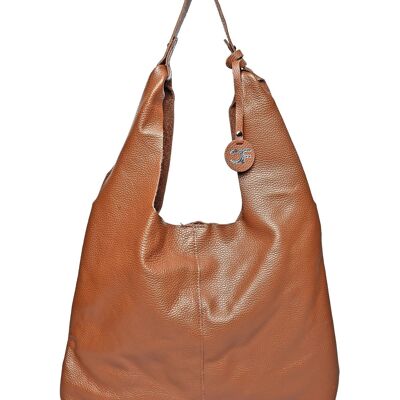 SS24 CF 1839_COGNAC_Tasche mit Tragegriff