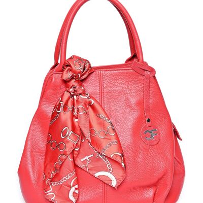 SS24 CF 1750_ROSSO_Top Handle bag