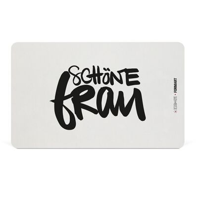 Schöne Frau Tray D@H