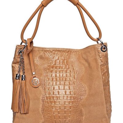 SS24 LV 874_COGNAC_Tasche mit Tragegriff