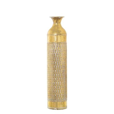 GOLDEN METAL VASE °17X76CM ST53014