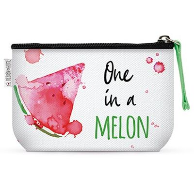 Bolsa de maquillaje Uno en melón