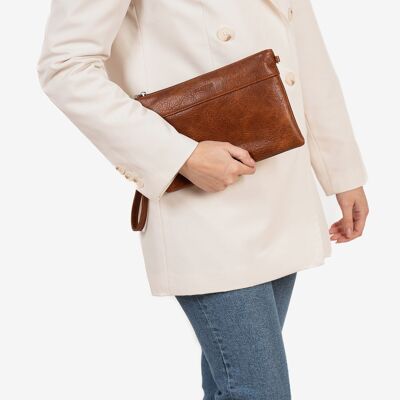 Leather handbag - 26x17 cm