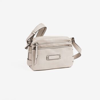 Sac beige classique - 24x17x8 cm 4