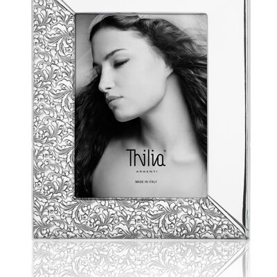 Cadre Photo 10x15 cm Argent Ligne "Nimue"