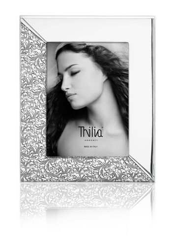 Cadre Photo 10x15 cm Argent Ligne "Nimue" 1