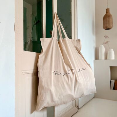 Grand tote bag XXL en coton