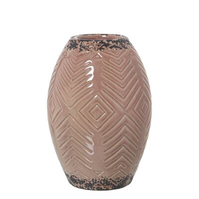 VASO IN CERAMICA ROSA °15X21CM ST51187