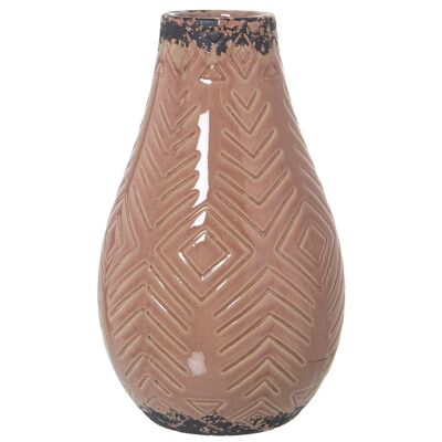 VASO IN CERAMICA ROSA °16X26CM ST51188