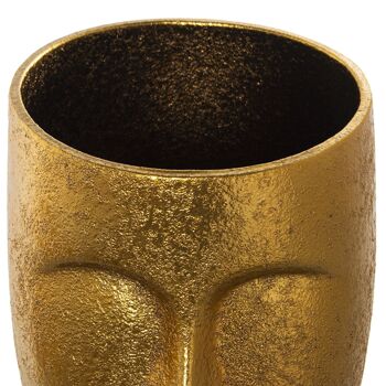 VASE CÉRAMIQUE FACE OR 36CM _°18X36CM ST60861 2