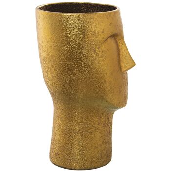 VASE CÉRAMIQUE FACE OR 36CM _°18X36CM ST60861 3