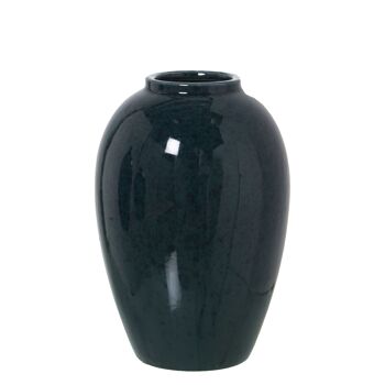 VASE CÉRAMIQUE VERT FONCÉ °13X21CM ST51181 1