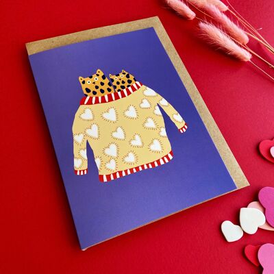 Loved Up Cats Card