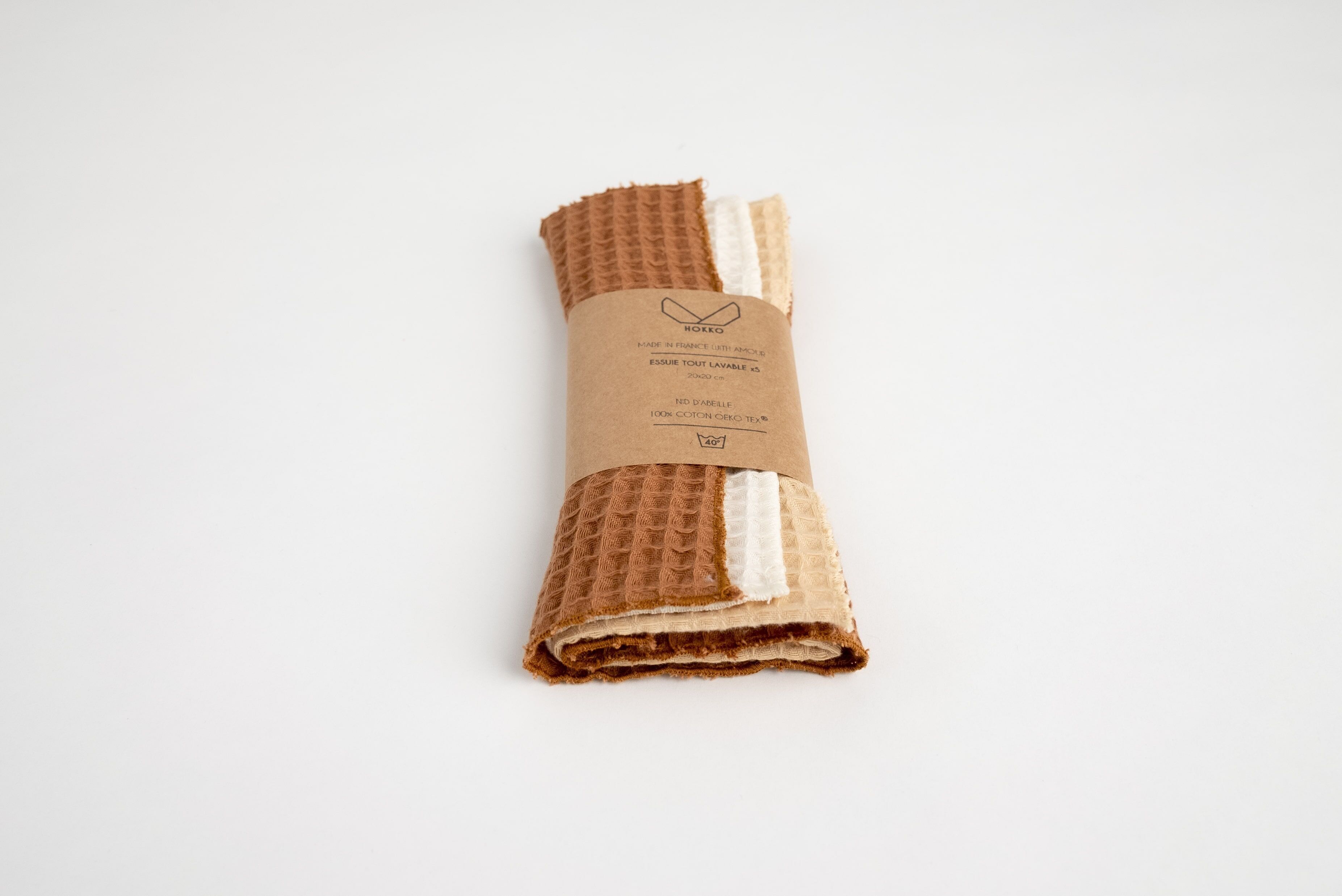 TUTTO ASCIUGAMANO LAVABILE x5 Cammello