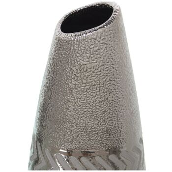 VASE CÉRAMIQUE ARGENT _12X7X35CM ST52597 2