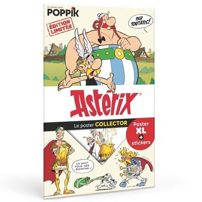 Locandina con adesivi di Asterix