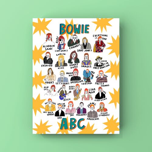 Bowie ABC Print (A3)