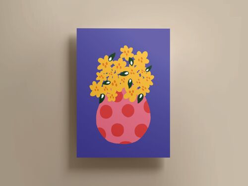 Bunch Of Flowers Print (A4)