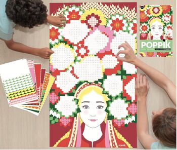 Poster flower crown inspiré Montessori 2