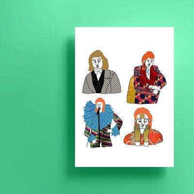 David Bowie Print (A4)
