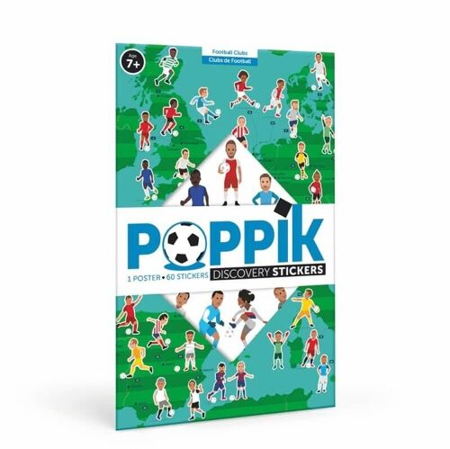 Poster en stickers football / activite educative