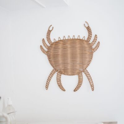 Natural fiber crab (rattan)