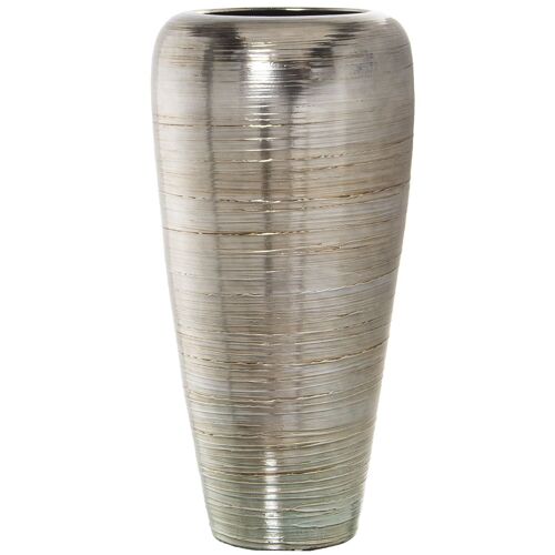 JARRON CERAMICA PLATA 93CM _°40X93CM, BOCA:°25CM ST60852