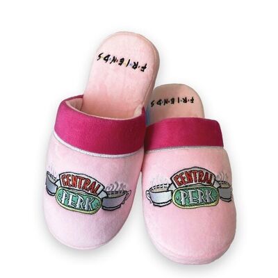 Pantuflas Friends Central Perk Rosa Mujer 5-7